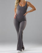 SS Women’s Yoga Bodysuit Gray