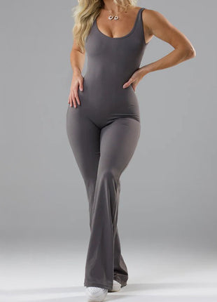 SS Women’s Yoga Bodysuit Gray