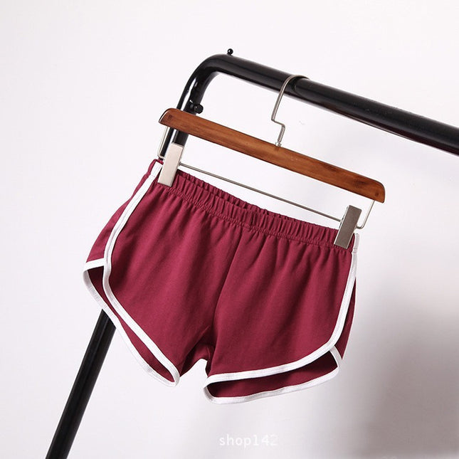 Workout Shorts Women's Candy Color Hot Pants