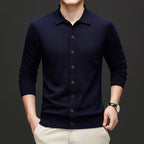 Worsted Single-sided Wool Sweater Black M