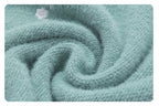 Green Hooded Sherry Embroidered Soft And Sticky For Women
