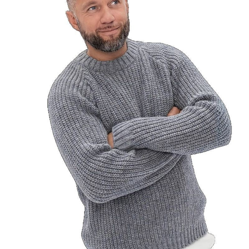 Daily Casual Men's Pullovers Gray