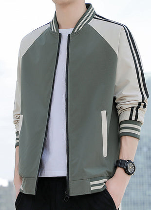 SS Baseball Jacket Dark Green