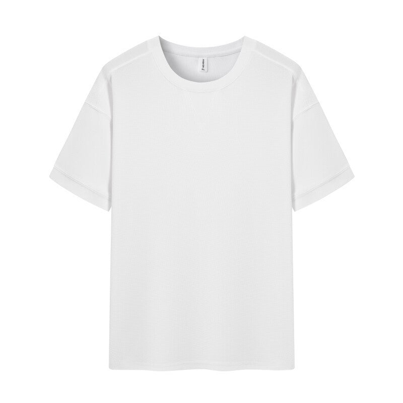 Waffle Heavy T-shirt For Men White