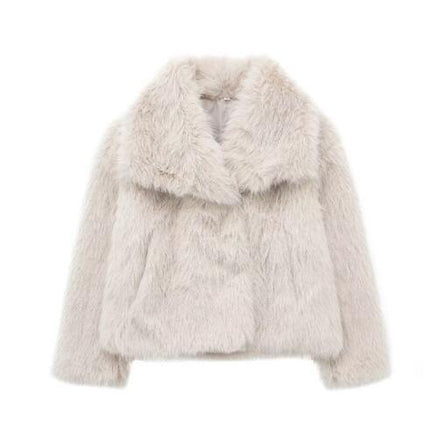 SS Winter Plush Jacket Beige