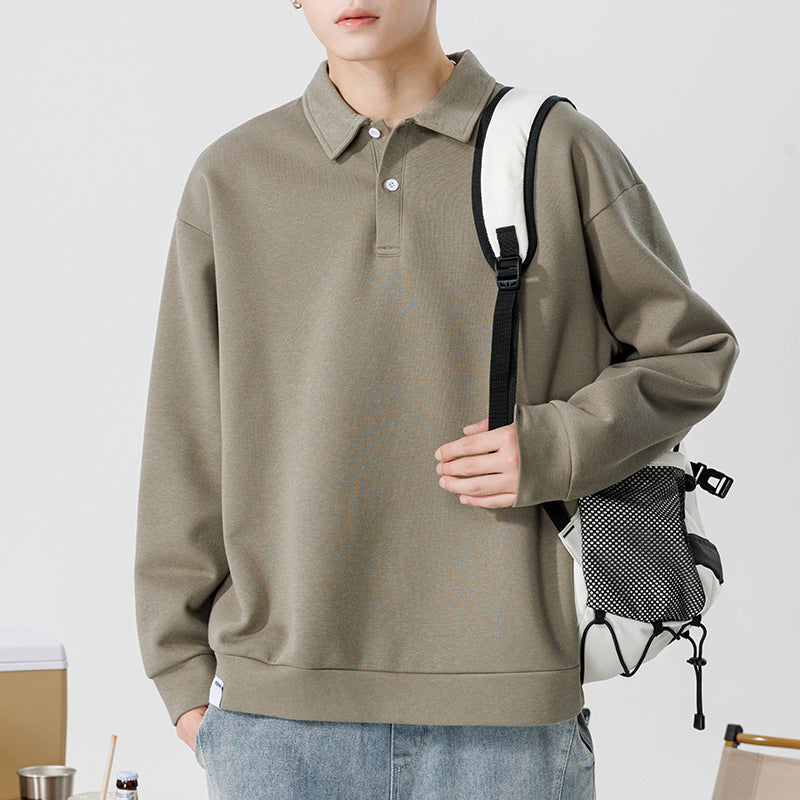 Men’s Polo Collar Pullover