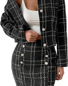 SS Button Jacket | Set Black Suit