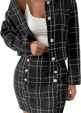 SS Button Jacket | Set Black Suit