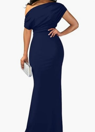 SS Formal Party Dress Navy Blue