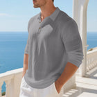 Casual Business Men's Long Sleeve Spring And Autumn Gray