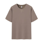 Waffle Heavy T-shirt For Men Brown