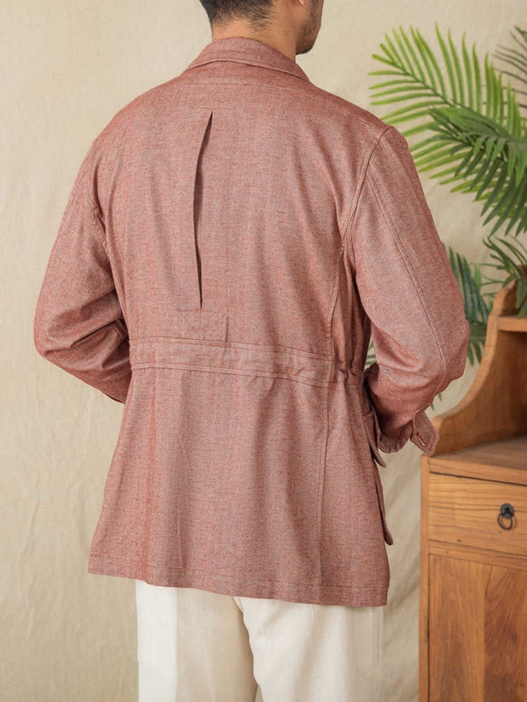 Men's Herringbone Casual Retro Jacket