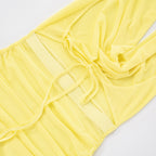 Women's Wear Temperament Mesh Halter Dress