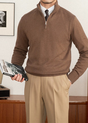 SS Men's Wool Sweater Bronze