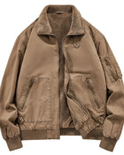 SS Men's Washed Jacket Khaki H
