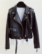 SS Short Leather Jacket Black