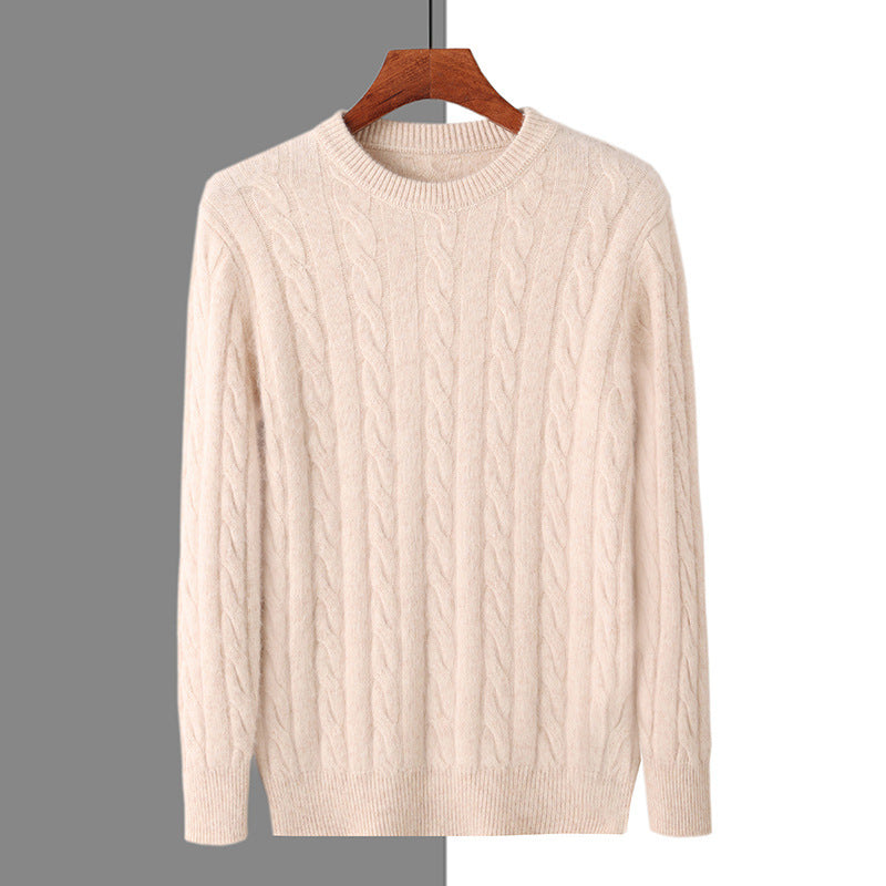 Men's Mink Sweater Apricot