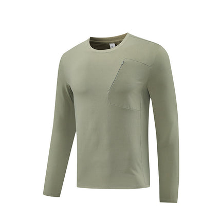 Quick-drying Long-sleeved Top Dark Green