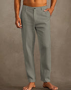 SS Men's Linen Pants Dark Gray
