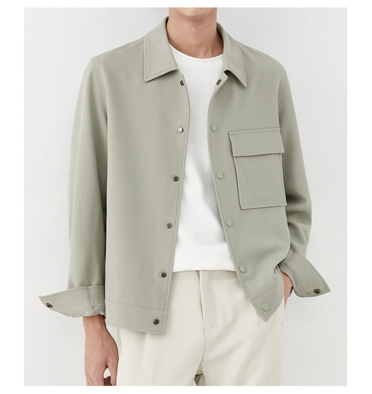 Polo Collar Jacket New Khaki