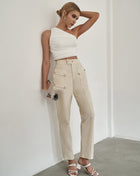 SS Chinoiserie Pants Khaki H