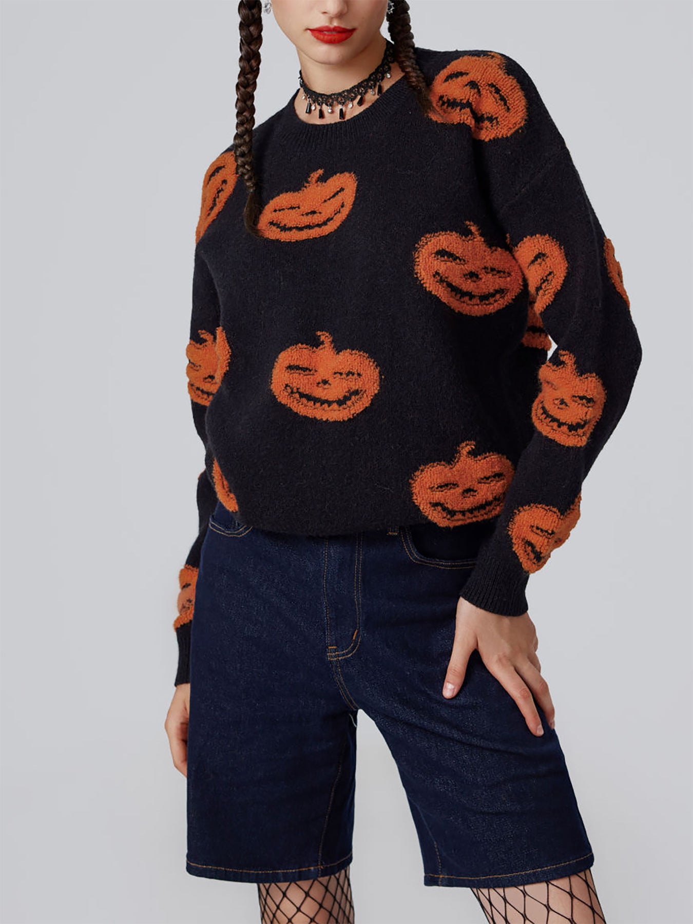 Women's Pullover Halloween Sweater