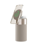 3 In 1 Multi-Function IPhone And AirPods Wireless Charger Portable Bluetooth Speaker Gold