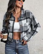 SS Cropped Jacket Gray