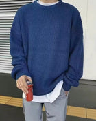 SS Loose Sweater dark blue