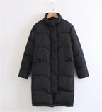 Cotton Padded Winter Jacket Black