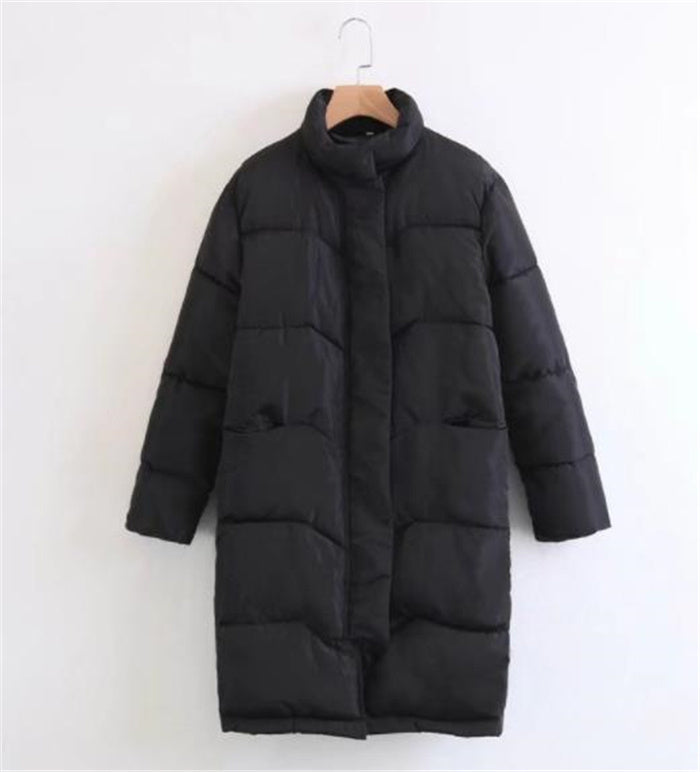 Cotton Padded Winter Jacket Black