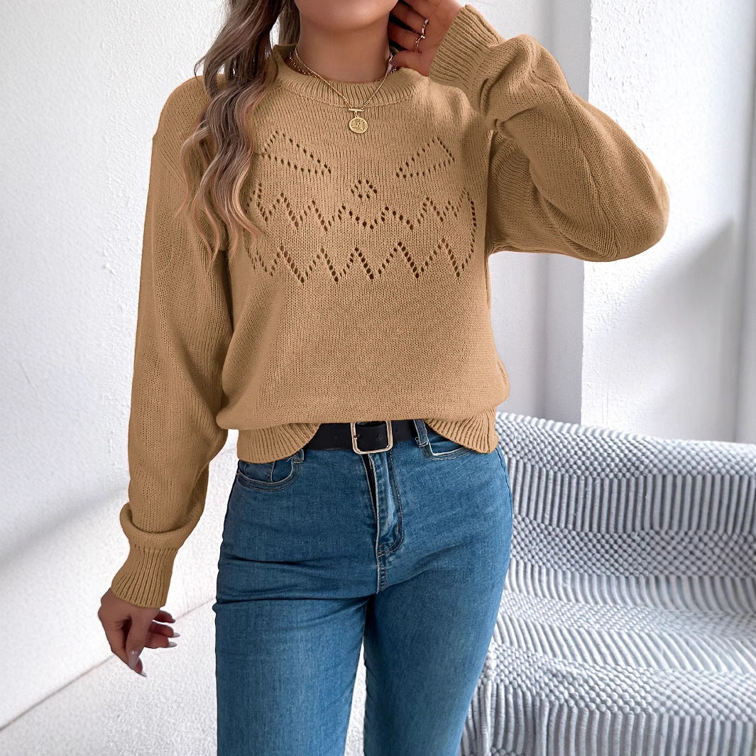 Halloween Hollow-out Lantern Pullover