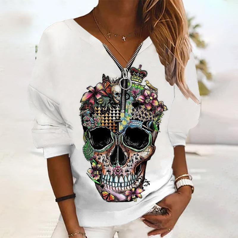 Halloween Printed Sweater BFH1G2222113