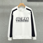 Men's Loose-fitting Casual Pullover White