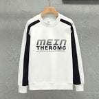 Men's Loose-fitting Casual Pullover White
