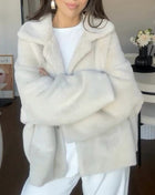 SS Furry Winter Coat Khaki H