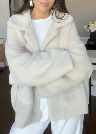 SS Furry Winter Coat Khaki H