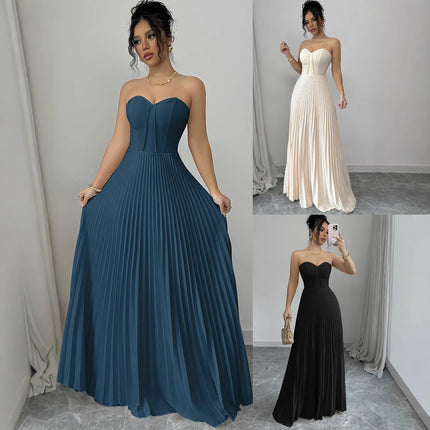 Women's French Tube Top Elegant Dress