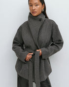 SS Autumn And Winter Coat Dark Gray