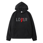 Unisex hoodie lovers Black
