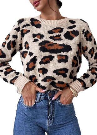 SS Leopard Print Sweater