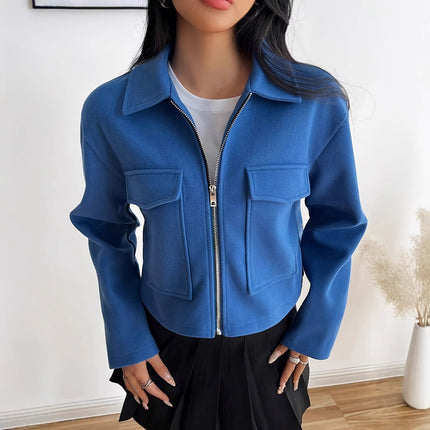 Autumn And Winter Long-sleeve Zipper Jacket