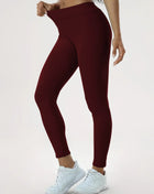 SS Yoga Pants Wine Red