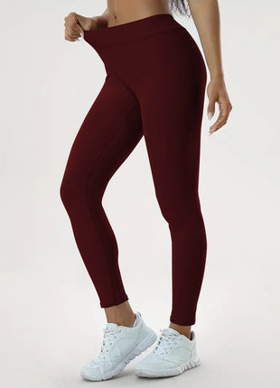 SS Yoga Pants Wine Red