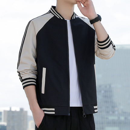 Men's Baseball Jacket Black