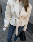 SS Women's Autumn Coat Light Gray