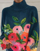 SS 3D Sweater Floral