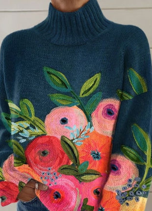 SS 3D Sweater Floral