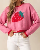 SS Strawberry Sweater Pink