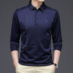 Men’s Autumn New Polo Shirt Navy Blue